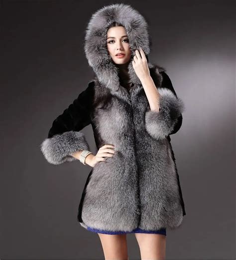 luxury faux fur jacket.